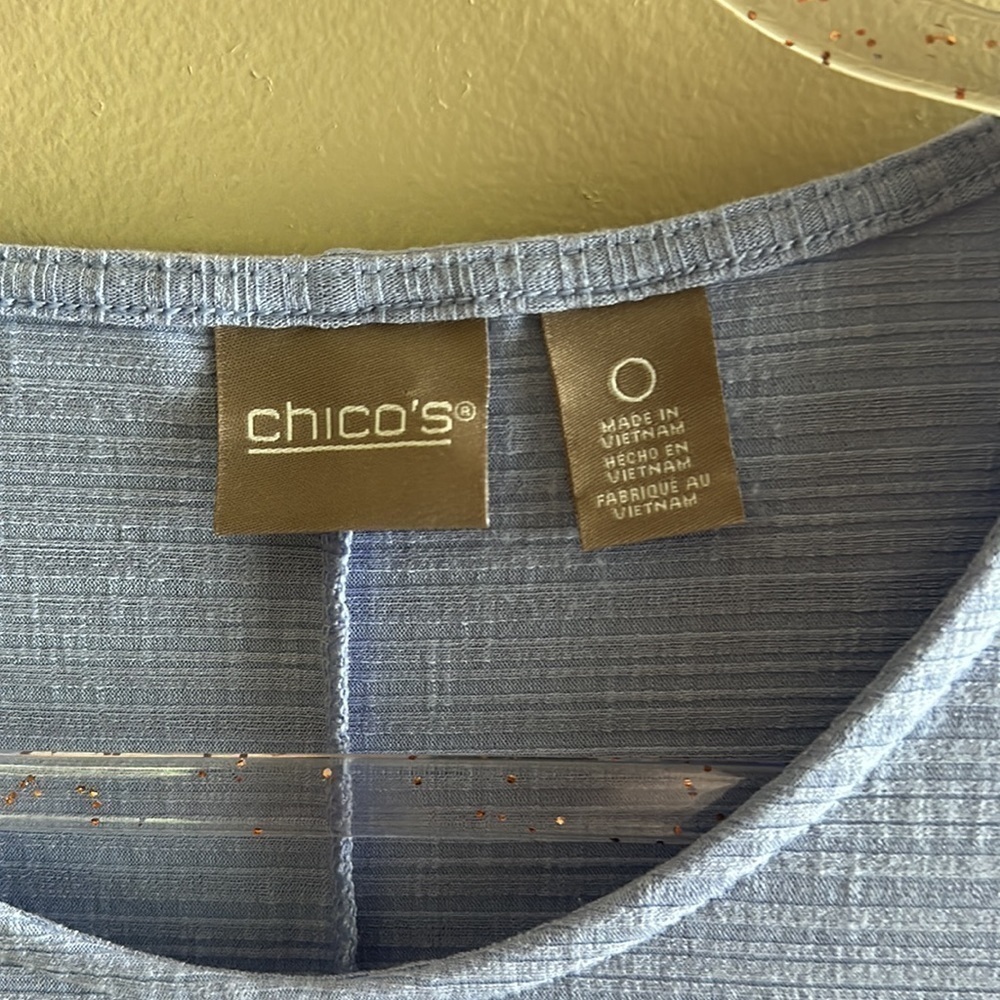 Chicos Light Blue Top | 0 - Picture 3 of 4